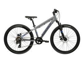 KROSS Dust JR 1.0 Disc MY26 / Grey/Navy Blue Matte / vaikiškas dviratis (24")