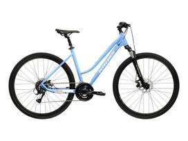 KROSS Evado 3.0 D MY26 / Blue/White Glossy / moteriškas hibridinis dviratis (28") (L)