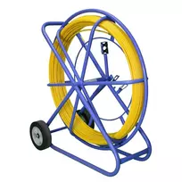 Extralink Pilot 8mm 100m | Kabelio traukimo nuotolinio valdymo pultas | FRP stiklo pluoštas, sk. 8mm, ilgis 100m, geltona