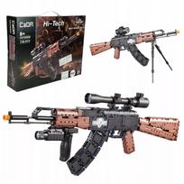 CaDA konstravimo rinkinys AK-47 Kalašnikov automatas, 738 detalių
