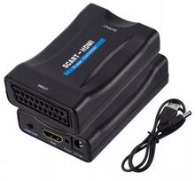 SCART į HDMI AV EURO SCART-HDMI FULL HD adapteris keitiklis