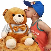 Didelis pliušinis meškinas 54 cm XXL minkštas žaislas