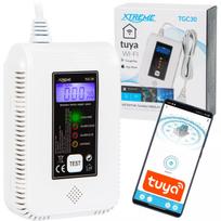 XTREME 2in1 smalkių ir dujų detektorius CO anglies monoksido metano butano WIFI TUYA