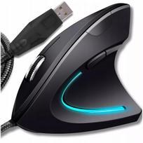Vertikali laidinė USB kompiuterio pelė JSY-3 tyli