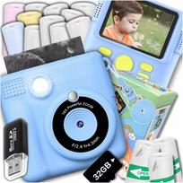 ZeeTech ABS-681 skaitmeninis fotoaparatas vaikams su momentiniu spausdintuvu + 32GB kortelė + 14 ritinėlių