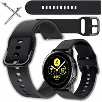 Silikoninis dirželis Garmin Forerunner 165 245 55 645 Venu Vivoactive 3 5 Vivomove 3/HR, 20 mm, juodas