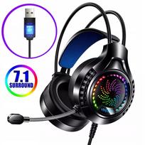 PROFESIONALIOS žaidimų ausinės Q7 su mikrofonu, skirtos PC, PS4, PS5, XBOX ONE