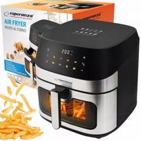 DIDELĖ KARŠTO ORO GRUZDINTUVĖ AIR FRYER 8L 1600W SU 8 AUTOMATINĖMIS FUNKCIJOMIS