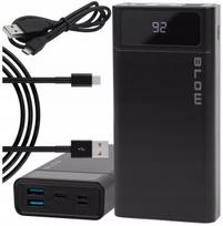 20000 mAh 22,5W „Powerbank“ su greituoju įkrovimu QC PD USB-C ir USB-C kabeliu