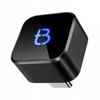 Belaidis adapteris Tradebit TB CUBE USB-C CarPlay / Android Auto, juodas