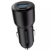 Automobilinis įkroviklis 60W USB telefonui į cigarečių degiklio lizdą USB-C 12V/24V QC