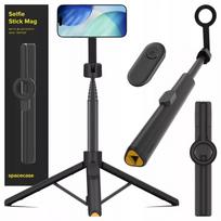 Asmenukių lazda stovas „Tripod“ telefonui su „Bluetooth“ ir „MagSafe“ laikikliu