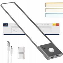 Boste LED naktinė lemputė su judesio ir sutemų jutikliu, magnetinė, automatinė, 23 cm
