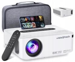 VIZIO TECH X1 4K LED projektorius, Full HD, 12000lm, WiFi, Android + krepšys + 1m HDMI laidas