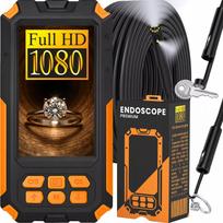RETOO inspekcinė kamera duo lankstus endoskopas 5m 9LED 2xFull HD ekranas