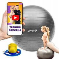 DrFit fitneso mankštos kamuolys 75 cm + pompa