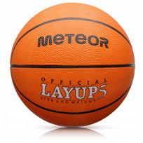 Krepšinio kamuolys vaikams nuo 10 metų Meteor Layup #5 guminis