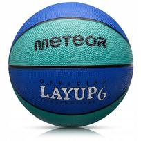 Krepšinio kamuolys Meteor LAYUP Junior/Damska #6 guminis