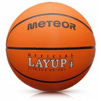 Krepšinio kamuolys vaikams 3-10 metų Meteor Layup #4 guminis