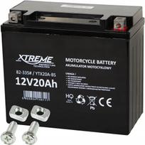 Motociklo akumuliatorius XTREME 12V 20Ah nereikalaujantis priežiūros motoroleriui motociklui keturračiui