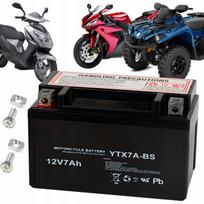 Gelinis akumuliatorius 12V 7Ah motociklui, motoroleriui, patvarus, ilgaamžis