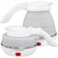 Mažas sulankstomas silikoninis kelioninis elektrinis virdulys Esperanza, 0,5 l, 750 W