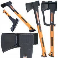 Black skaldymo kirvis su ilgu stiklo pluošto kotu 1,6 kg 60 cm