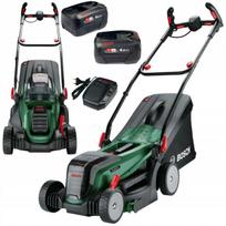 Akumuliatorinė vejapjovė BOSCH UniversalRotak 2x18V-37-550, 2x4,0Ah