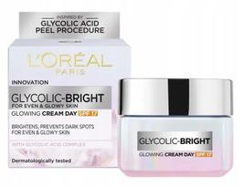 L'Oréal GLYCOLIC BRIGHT veido kremas su glikolio rūgštimi, SPF17