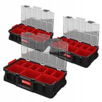 QBRICK SYSTEM TWO ORGANIZER Plus su dangčiu, didelė įrankių dėžė, 3 vnt.