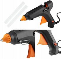 Karštų klijų pistoletas NEO 11 mm 60 W su jungikliu ir klijais