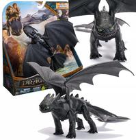 Interaktyvi „Kaip prisijaukinti slibiną“ figūrėlė: Bedantis (Toothless) su garsais