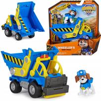 PAW Patrol statybinė transporto priemonė savivartis Wheeler Rubble and Crew + figūrėlė