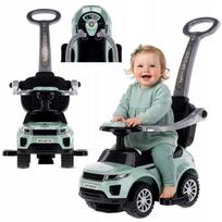 Vaikiškas paspiriamas automobilis Sun Baby Sport Car su daiktadėže, pakojais ir apsauginiu lankeliu