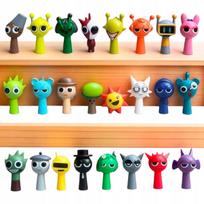 INCREDIBOX SPRUNKI 24 vnt. figūrėlių rinkinys vaikams, 5 cm