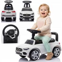 Vaikiškas paspiriamas automobilis-vaikštynė Mercedes C-Class su garsais ir daiktadėže SUN BABY