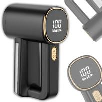 Galingas belaidis drabužių pūkų rinktuvas su LED ekranu, 6 ašmenimis ir USB-C įkrovimu
