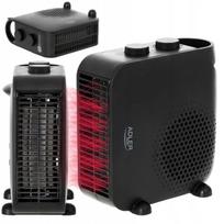 Adler elektrinis ventiliatorinis šildytuvas 2000W 7725B juodas