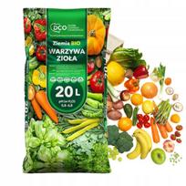 BIO žemė daržovėms ir žolelėms, ekologiškas substratas pomidorams ir auginimui vazonuose 20L
