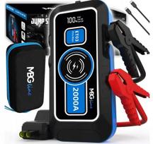 Galingas „Jump Starter“ paleidimo įrenginys „MBG line ET03 PRO MAX“ 16000mAh Powerbank