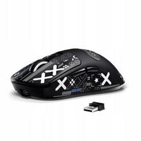 Belaidė žaidimų pelė Attack Shark X3 Black + Grip tape optinis jutiklis