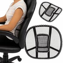Ergonominė nugaros atrama, juosmens pagalvėlė foteliui, kėdei ir automobiliui