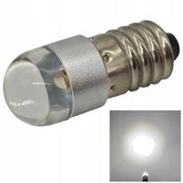 LED lemputė žibintuvėliams E10 6V-30V CREE balta šviesa