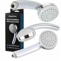 AquaLine dušo galvutė, chromuota, universali, taupanti vandenį 1/2"