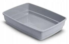 Barry King Handy atvira tualeto dėžutė katėms, triušiams ir graužikams, pilka, 42 cm