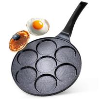Granitinė keptuvė kiaušiniams ir blynams 7 ertmių BLACK LINE 26 cm / Vilde