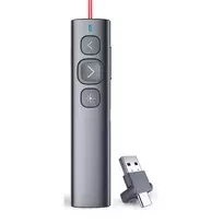 Pristatymų pultelis - Norwii N95 Plus BLE, raudonas ir žalias lazeris, USB-A/USB-C, 100 m, 300 mAh, 31 g