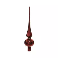 Eglės viršūnė Decoris 113069, raudona, stiklas