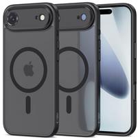 Juodas matinis dėklas Tech-Protect Magcam Magsafe telefonui Apple iPhone AIR