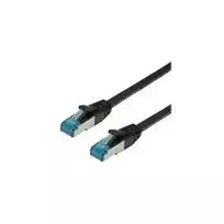 VALUE Patch-Cable RJ-45 (M) į RJ-45 (M) 1,5 m SFTP PiMF CAT 6a - halogenų neturintis, liejinis, su apsauga nuo užkliuvimo, vytas - juoda (21.99.1995)